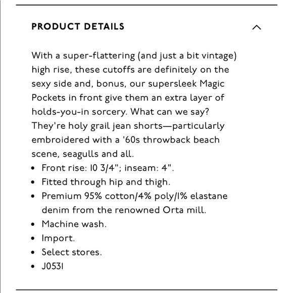 Madewell High-Rise Denim Short: Sun Embroidered Edition - Picture 5 of 12